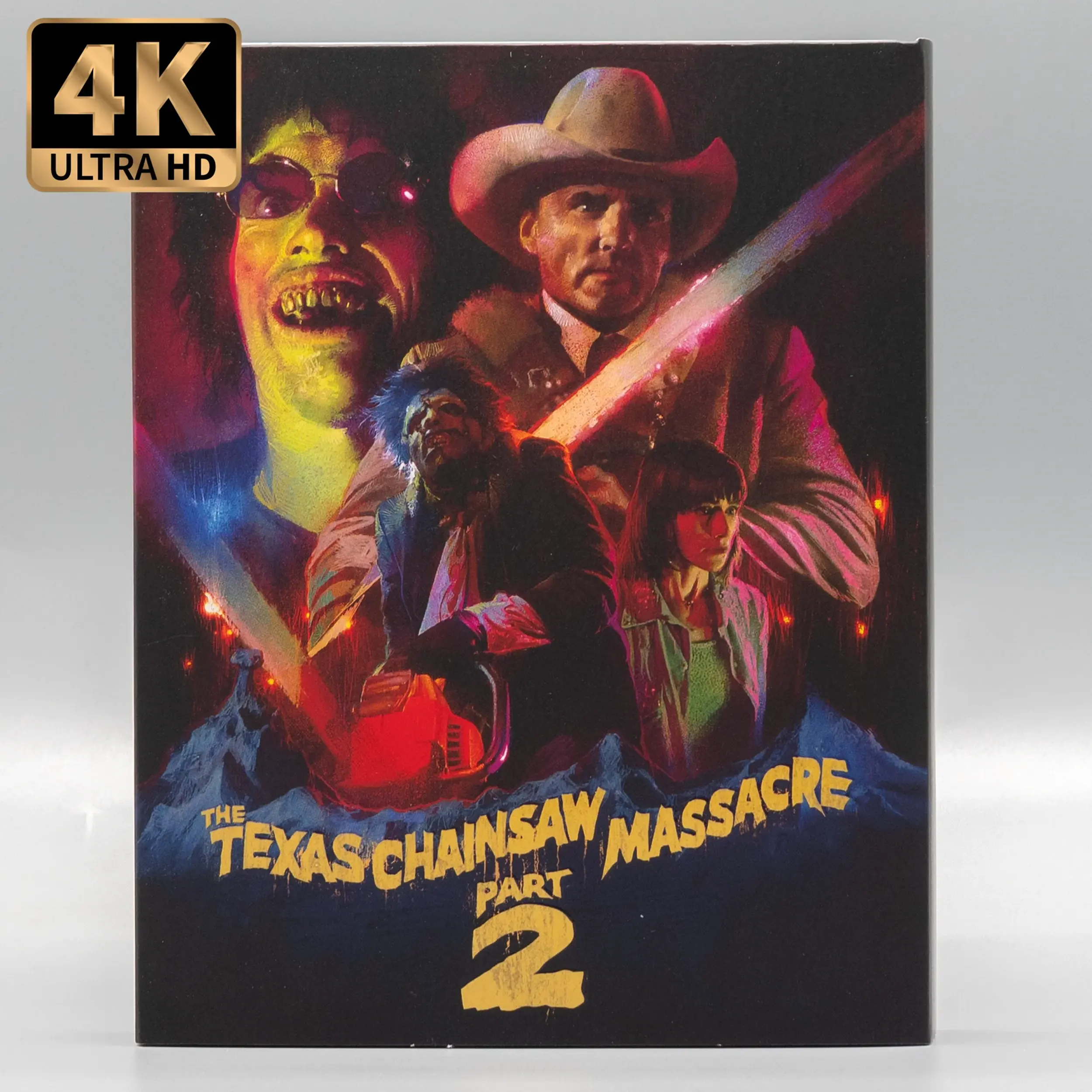 Front slipcover of The Texas Chainsaw Massacre 2 [4K Ultra HD + Blu-ray] | peakbooks.shop