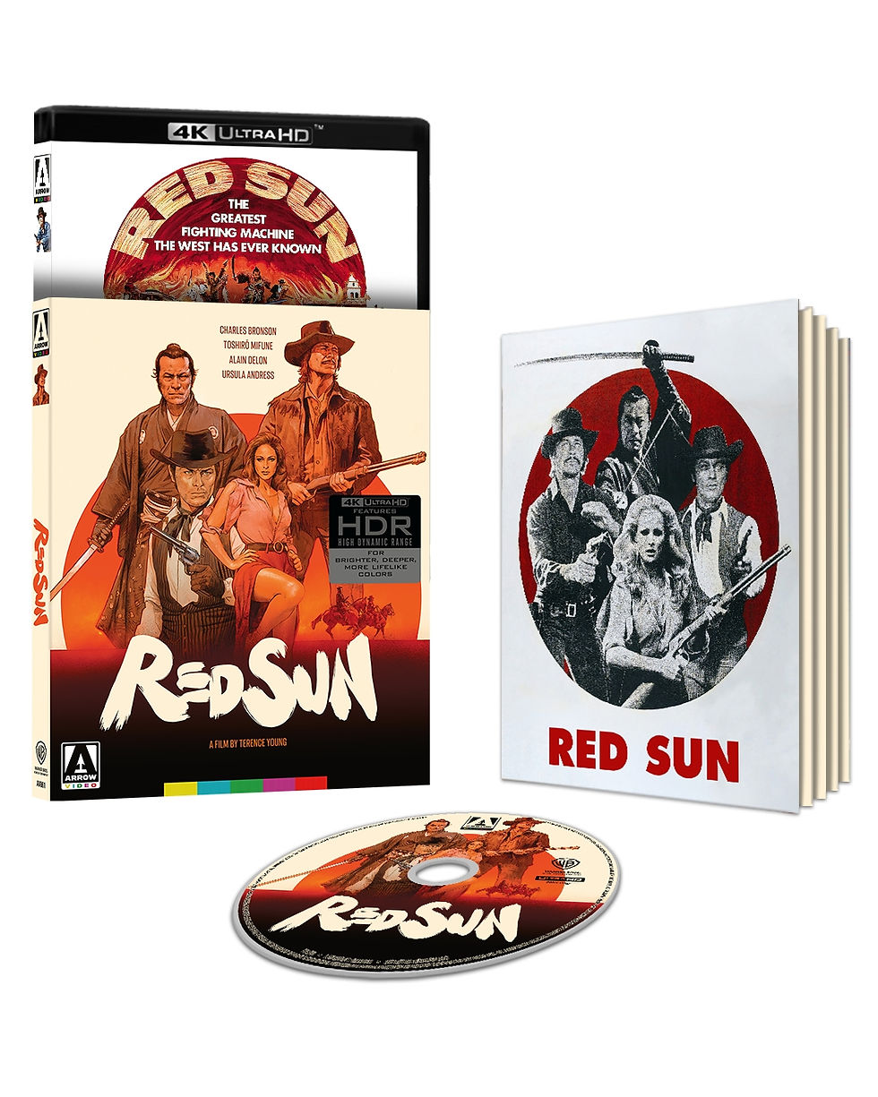 Box contents of Red Sun Limited Edition [4K Ultra HD] | peakbooks.shop