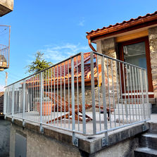 Geländermontage, Montage, Geländer, Terrasse