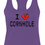 Thumbnail: I Heart Cornhole Women's Ideal Racerback Tank