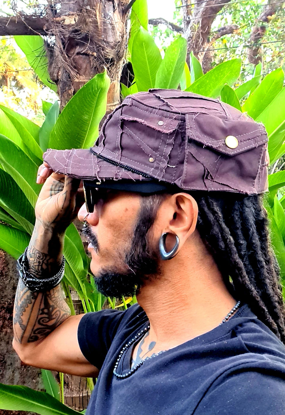 Thumbnail: Pocket Shuffle - Natural Distressed Fitted Cap