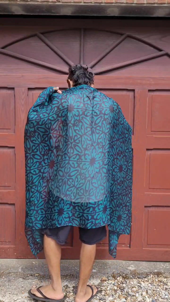 Thumbnail: Turquoise Wai - Limited Edition Bamboo Scarves
