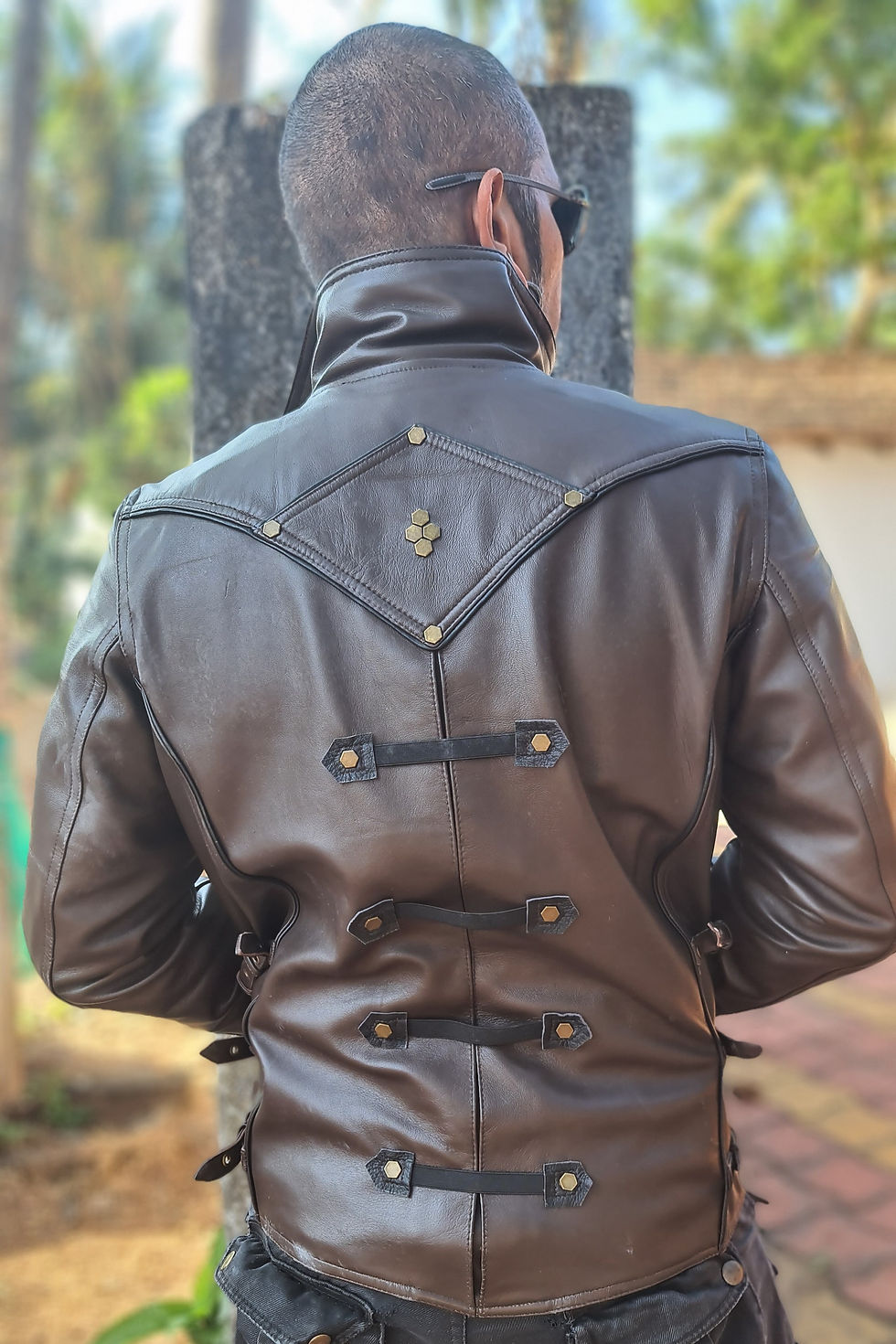 Thumbnail: Yanagi Men's Leather Jacket
