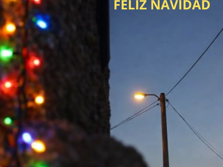 De parte del proyecto "Tixós onde o tempo non se detén": Feliz Navidad y feliz año nuevo