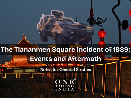 The Tiananmen Square Incident of 1989: Events and Aftermath