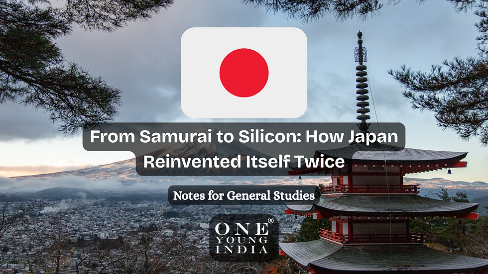 From Samurai to Silicon: How Japan Reinvented Itself Twice