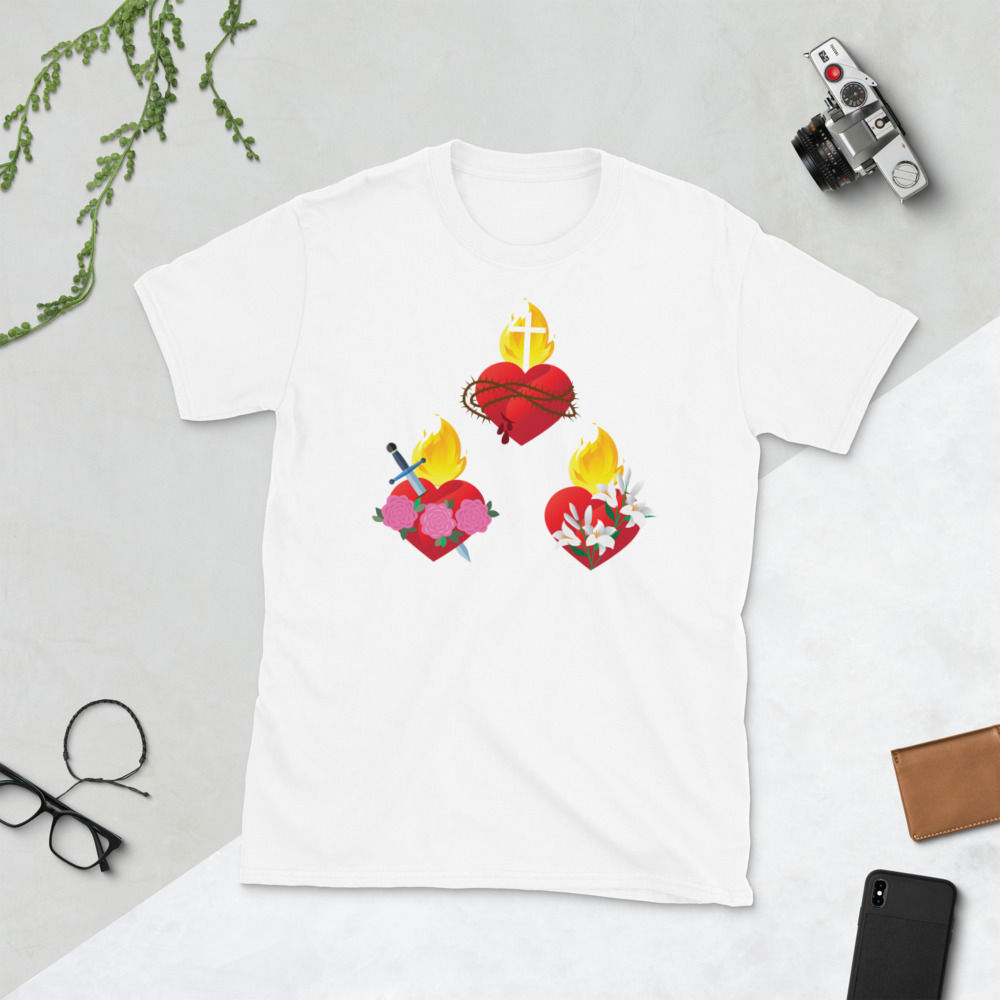 T-SHIRT LOS TRES CORAZONES