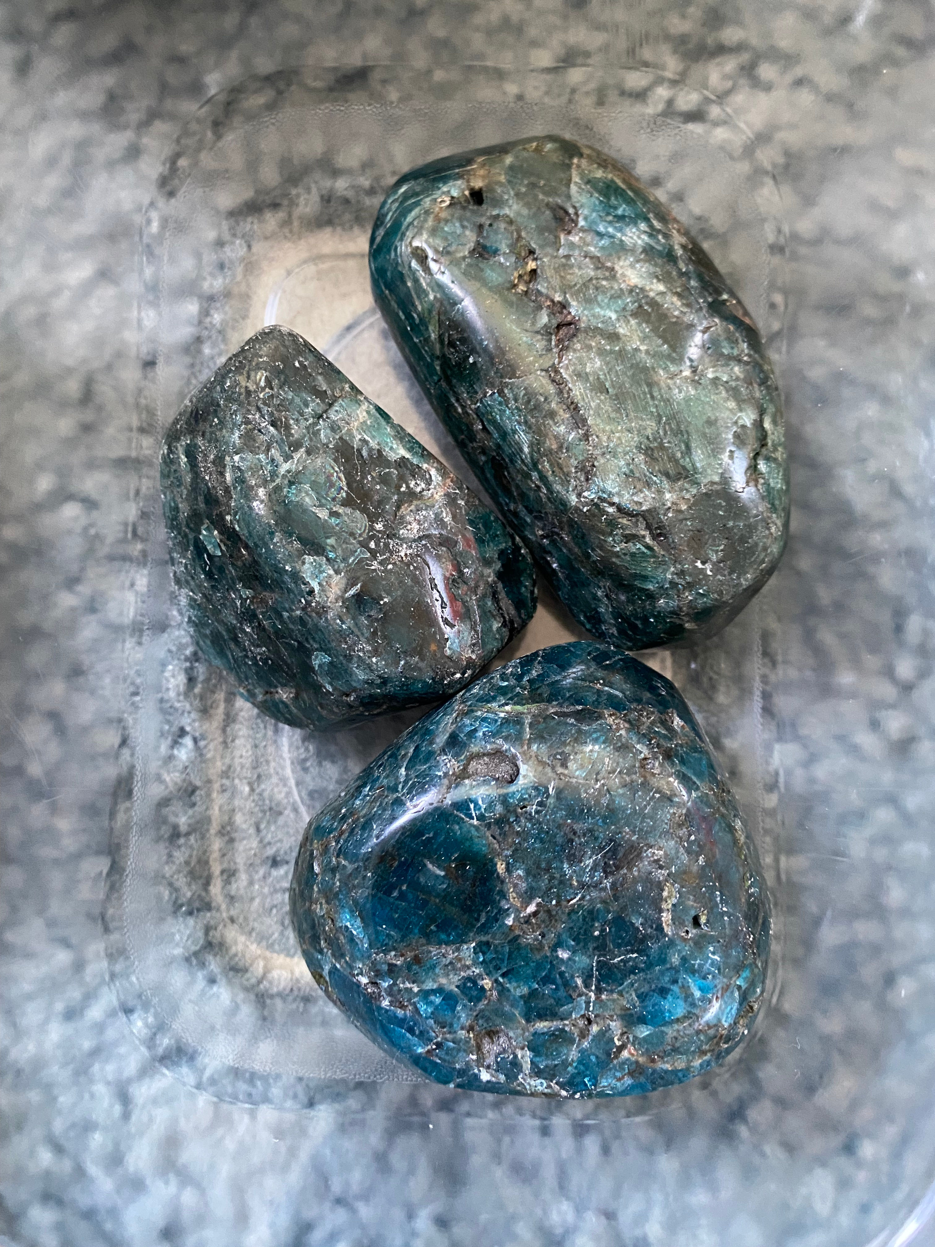 Manifesting Apatite Palm Stone