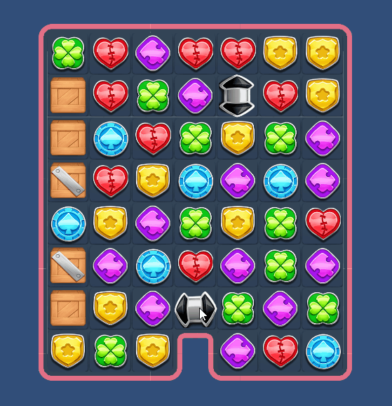 Puzzle Noir Match3 Gameplay Test