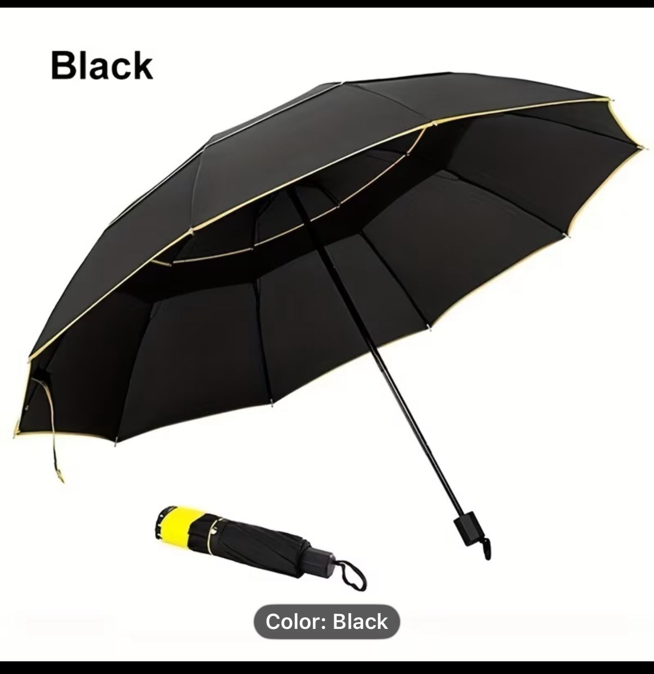 Manual Umbrellas for Men And Women, Large.