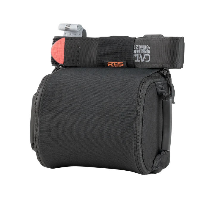 RTS Tactical IFAK Complete trauma medical kit featuring a durable, weather-resistant pouch, rapid-access design, and versatile mounting options for law enforcement, military, and tactical operators.