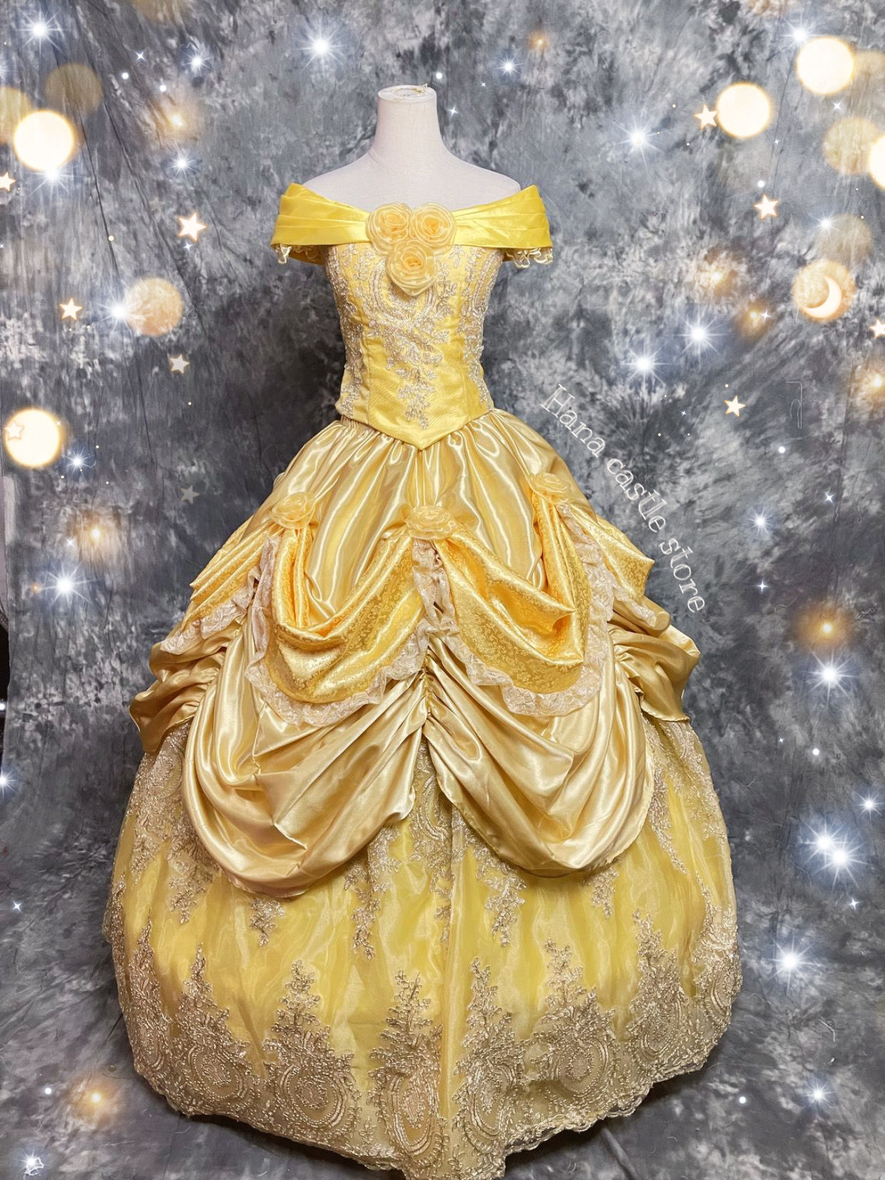 Dreamy collection Belle Tale as old as time yellow and gold skirt