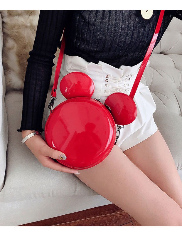 サムネイル： Disney Mickey ears black or red shoulder bag