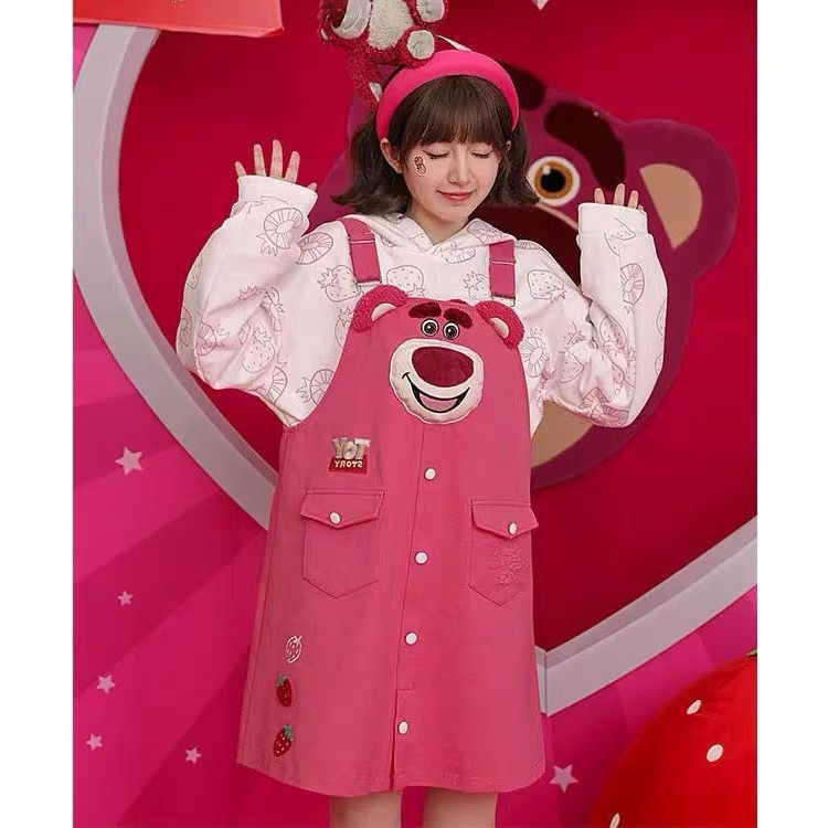 Thumbnail: Kawaii collection Lotso one piece dress
