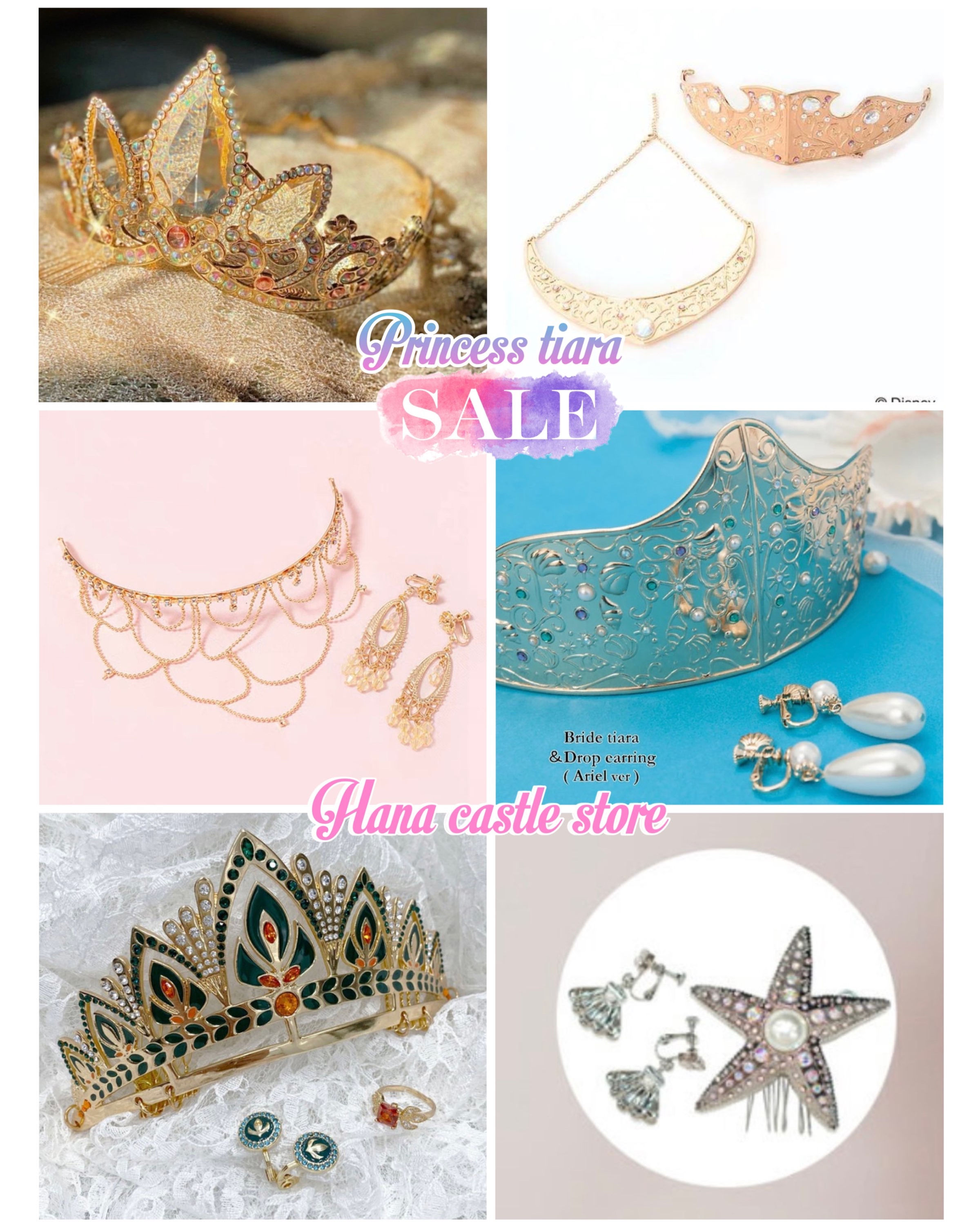 Secret honey princess tiara and accessories Bundle