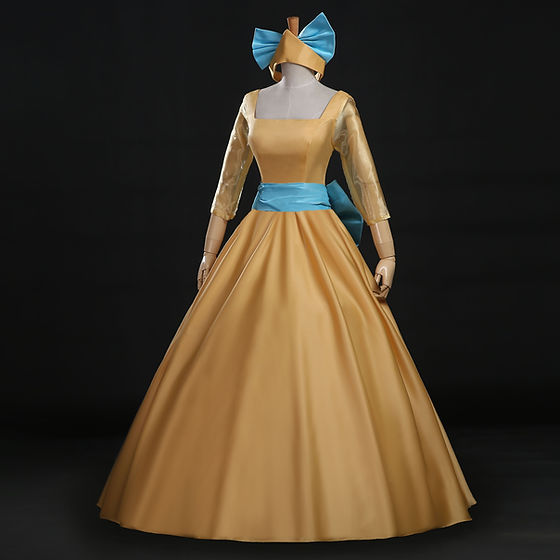 slim fit dress slacks Anastasia Two Piece Off The Shoulder Lace Satin Dress with Slit, Copper main image 1