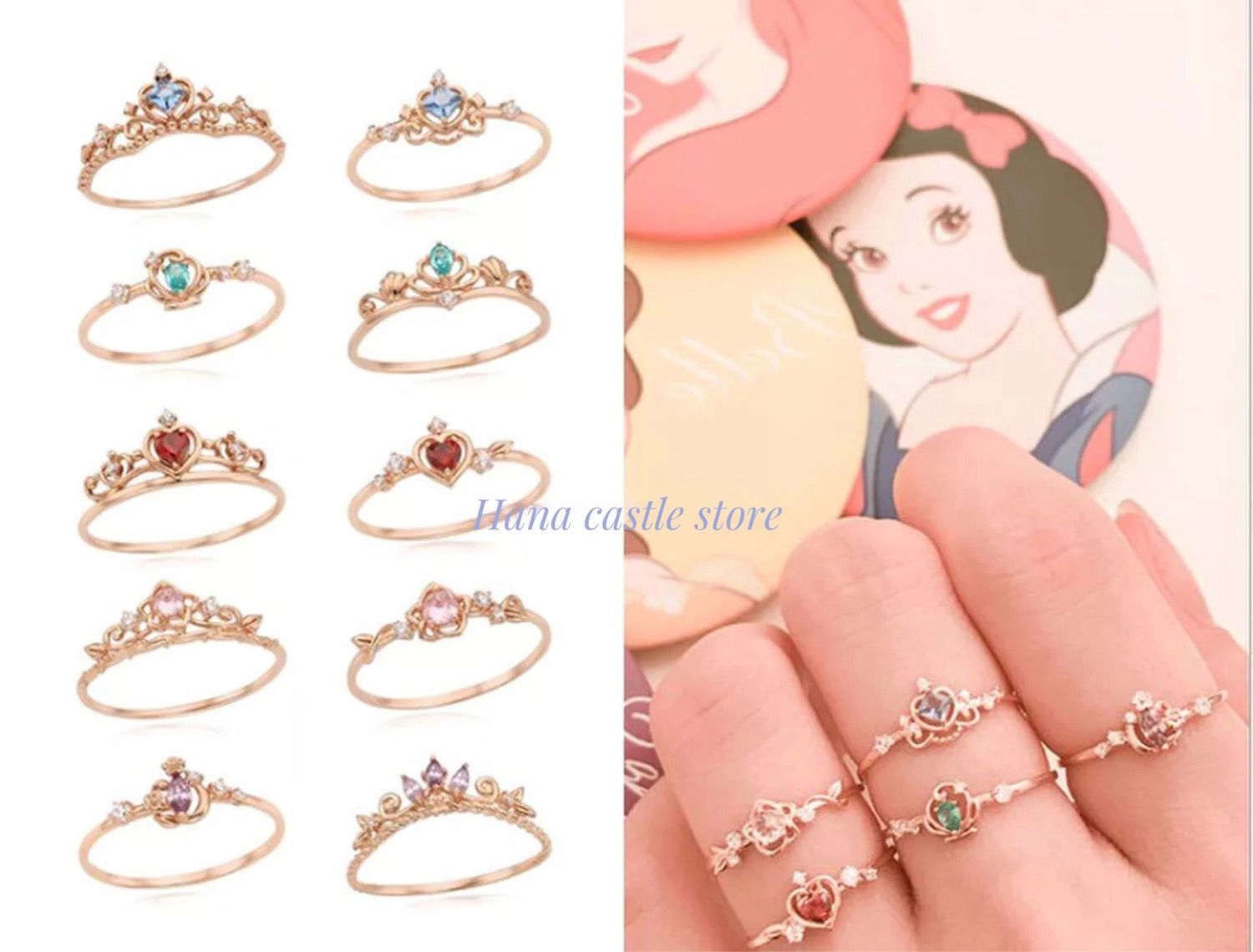 Korea the gift Disney Princess ring