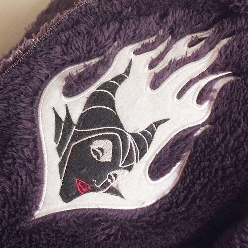 サムネイル： Japan Disney villain Maleficent fleece hoodie 