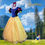 Thumbnail: Dreamy collection Snow White Pattern dress