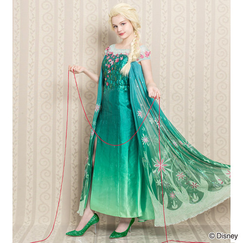 か*お様 新品　Secret Honey エルサロングスカートジレインナーセット Preorder！Secret Honey Frozen Elsa surprise costume | Hana Castle
