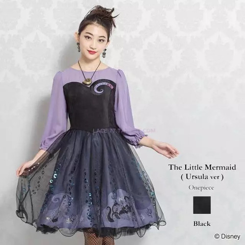 Secret Honey Ariel the little mermaid Villain Ursula version dress