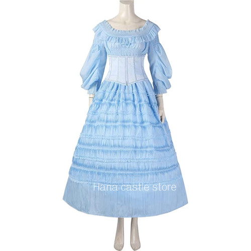 Dreamy collection little mermaid Ariel live action light blue dress | Hana Castle store Dreamy collection little mermaid Ariel live action light blue dress | Hana Castle store