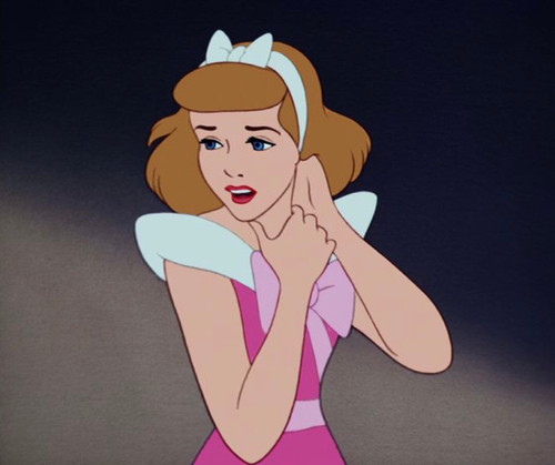 cinderella 1950 pink dress (1950) brought to life with charming details that include Cinderellas helpful bird and mouse friends gathered around the gown Stepsisters Ripping Cinderella pink dress