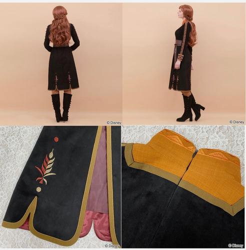 Secret honey Frozen2 Anna travel cape and dress set | Hana Castle