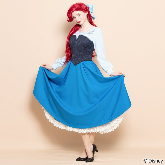 Secret Honey Little mermaid Ariel kiss the girl Halloween dress Hana