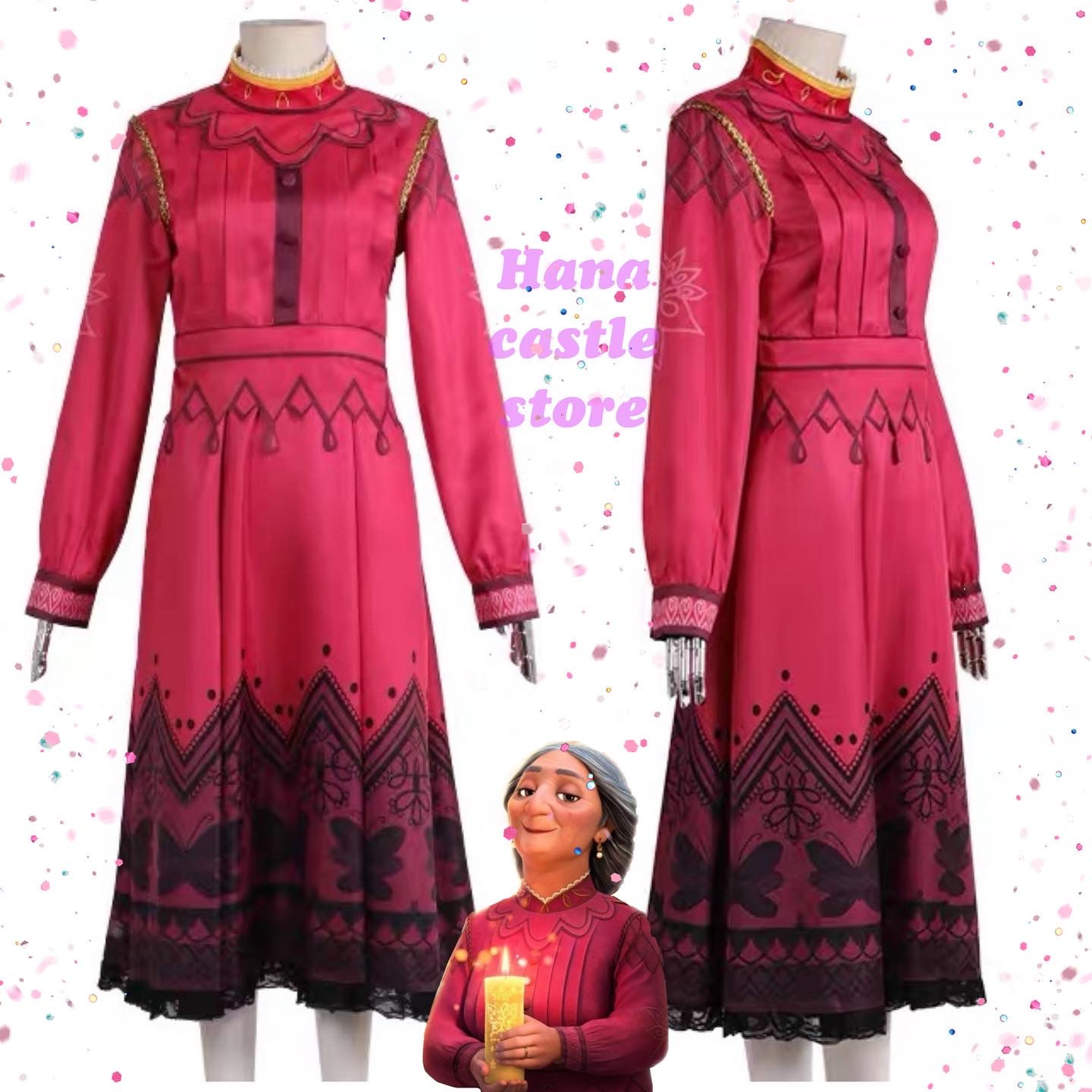 Dreamy collection Disney Encanto abuela Madrigal costume