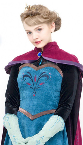 Secret Honey Frozen Elsa coronation cape and glove | Hana Castle store