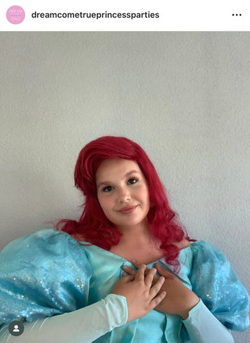 Dreamy collection Ariel ball gown costume cosplay green dress | Hana Castle store Dreamy collection Ariel ball gown costume cosplay green dress | Hana Castle store