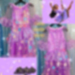 Thumbnail: Dreamy collection Encanto Mirabel embroidery and Isabel 3D flower dress bundle