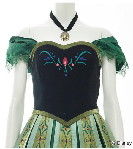 Secret Honey Frozen Anna Coronation dress and cape costume cosplay