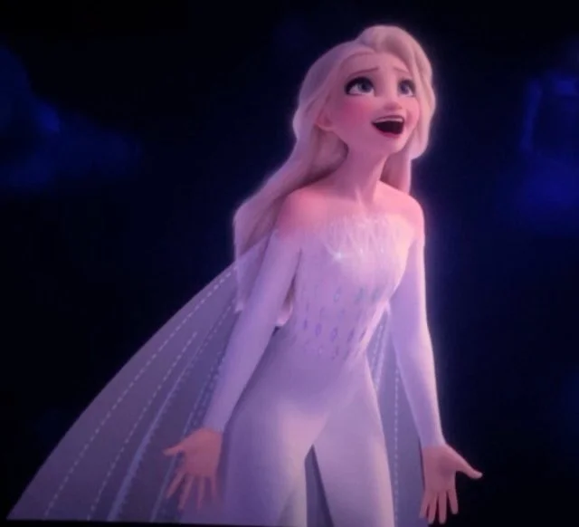 Elsa Frozen 2 White Dress لم يسبق له مثيل الصور Tier3 Xyz