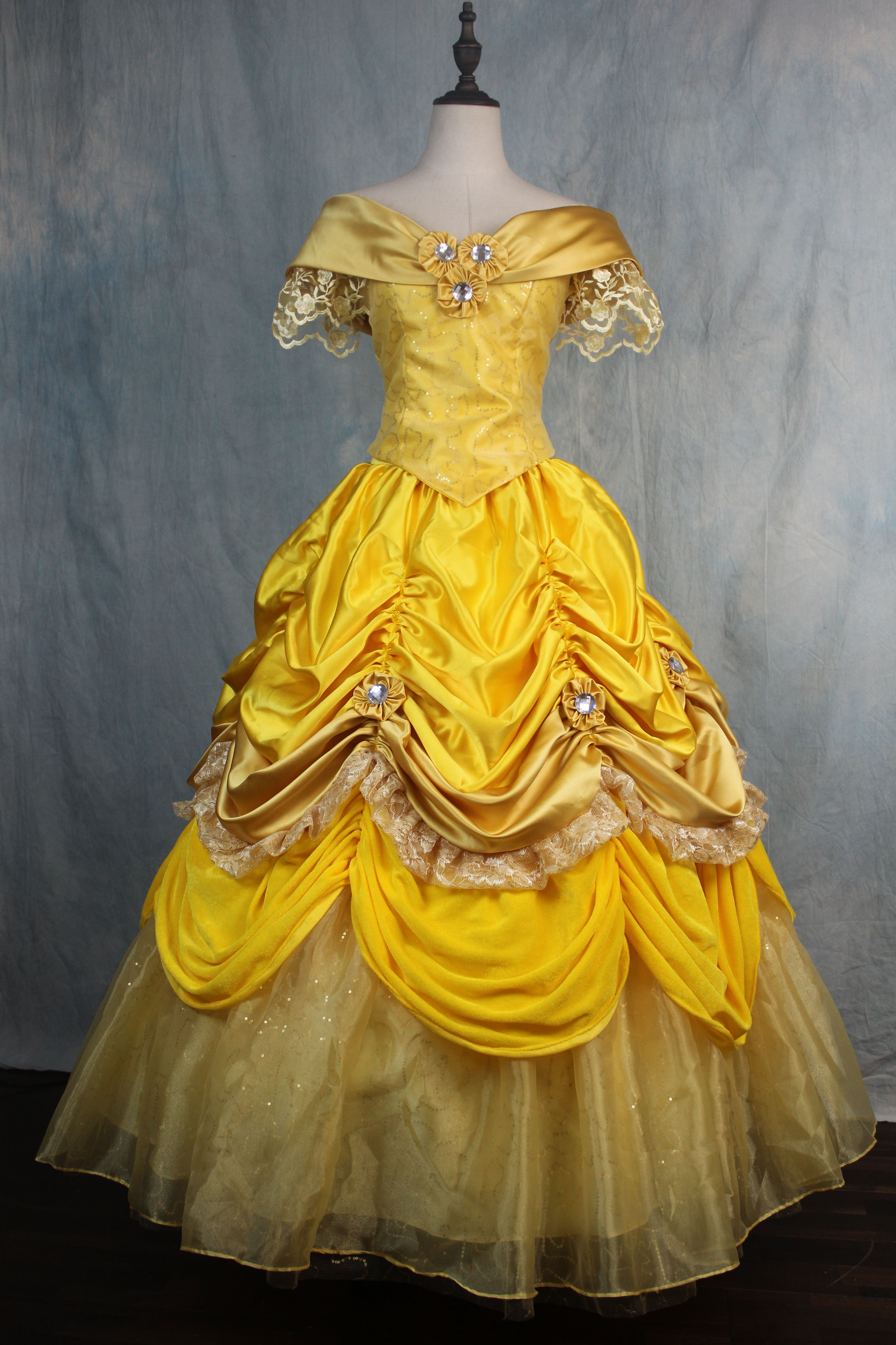 Dreamy collection Belle Tale as old as time yellow and gold dress