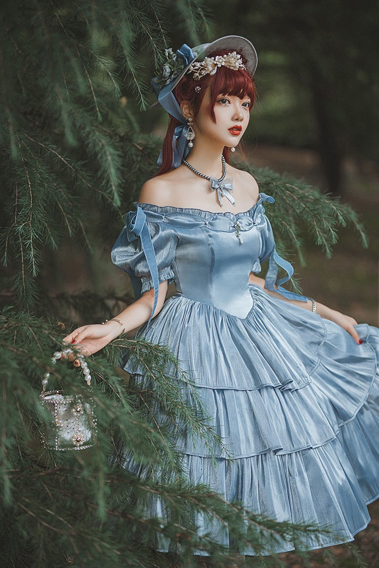 Thumbnail: Caroline collection Cinderella style Lolita dress 