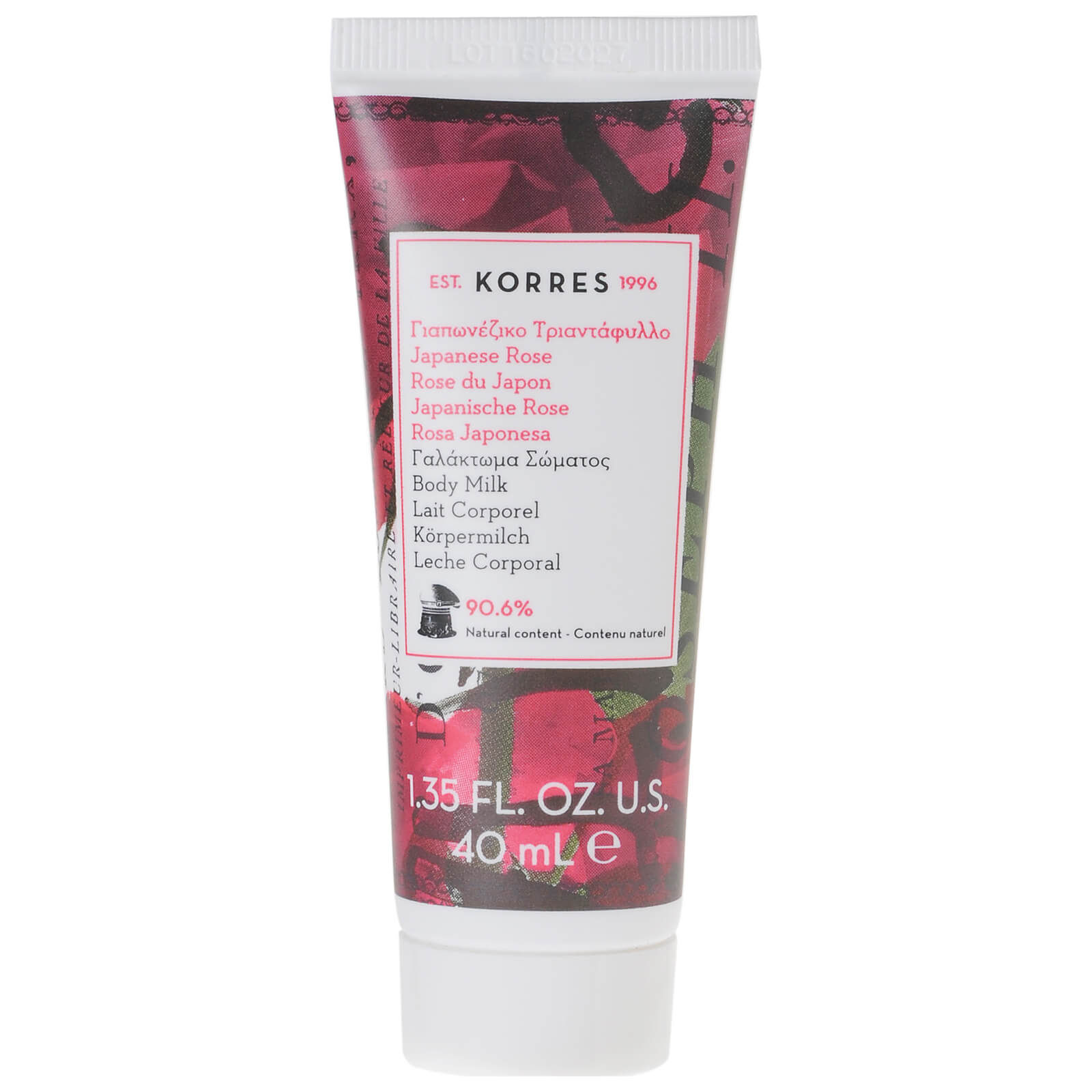 Korres Natural Japanese Rose Body Milk Travel Size 40ml