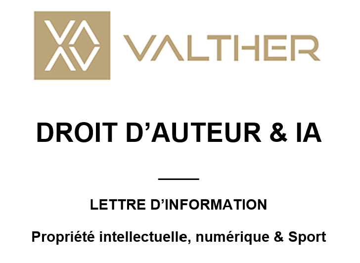 Droit d'auteur & IA