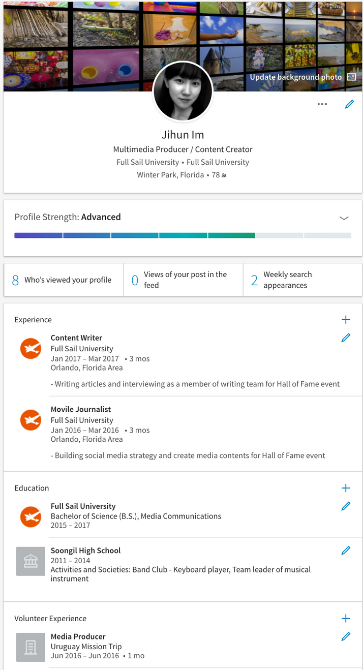 Week 2: Professional Digital Presence