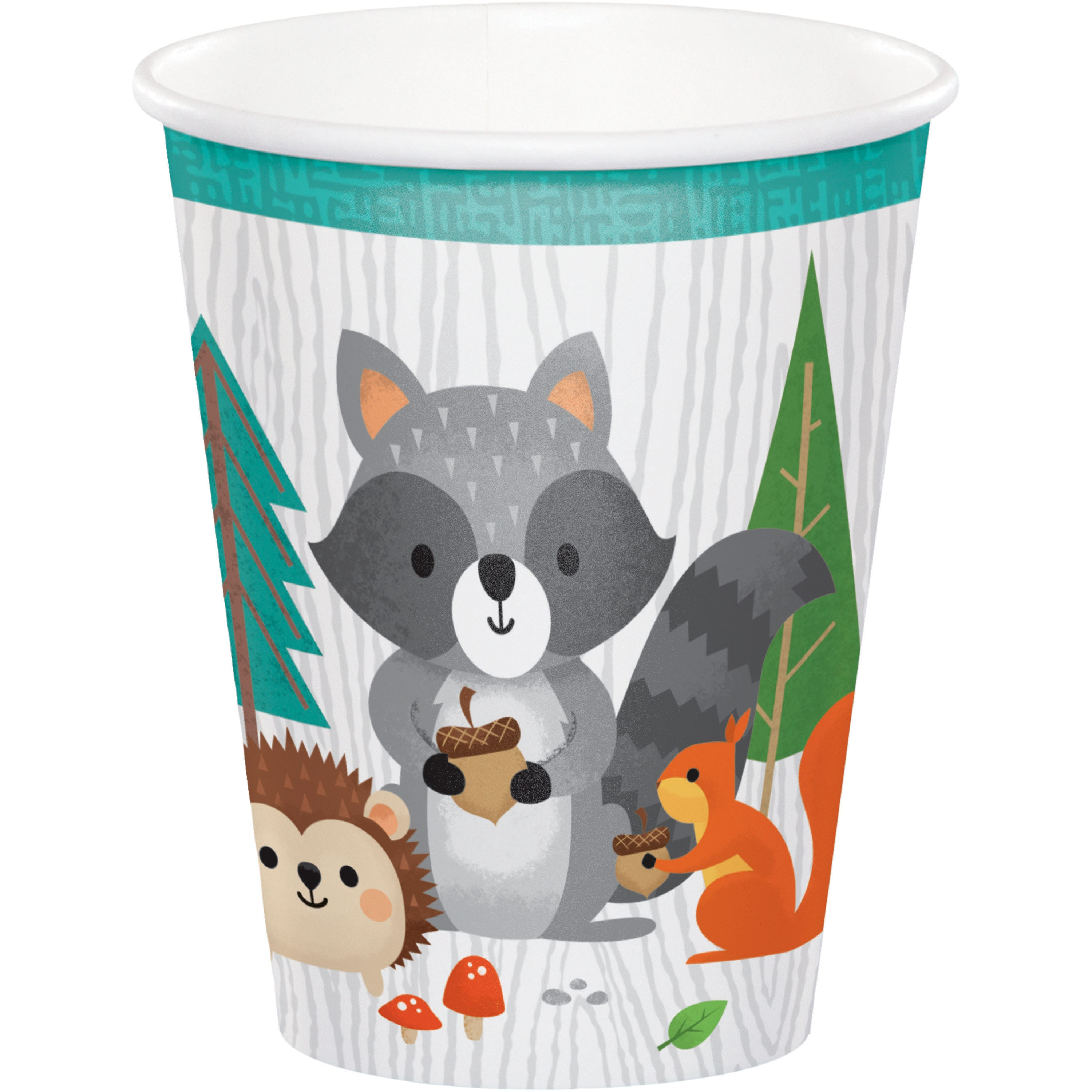 Woodland Party Cups - Woodland Party Favor, Woodland Birthday, Birthday Cup, Bir