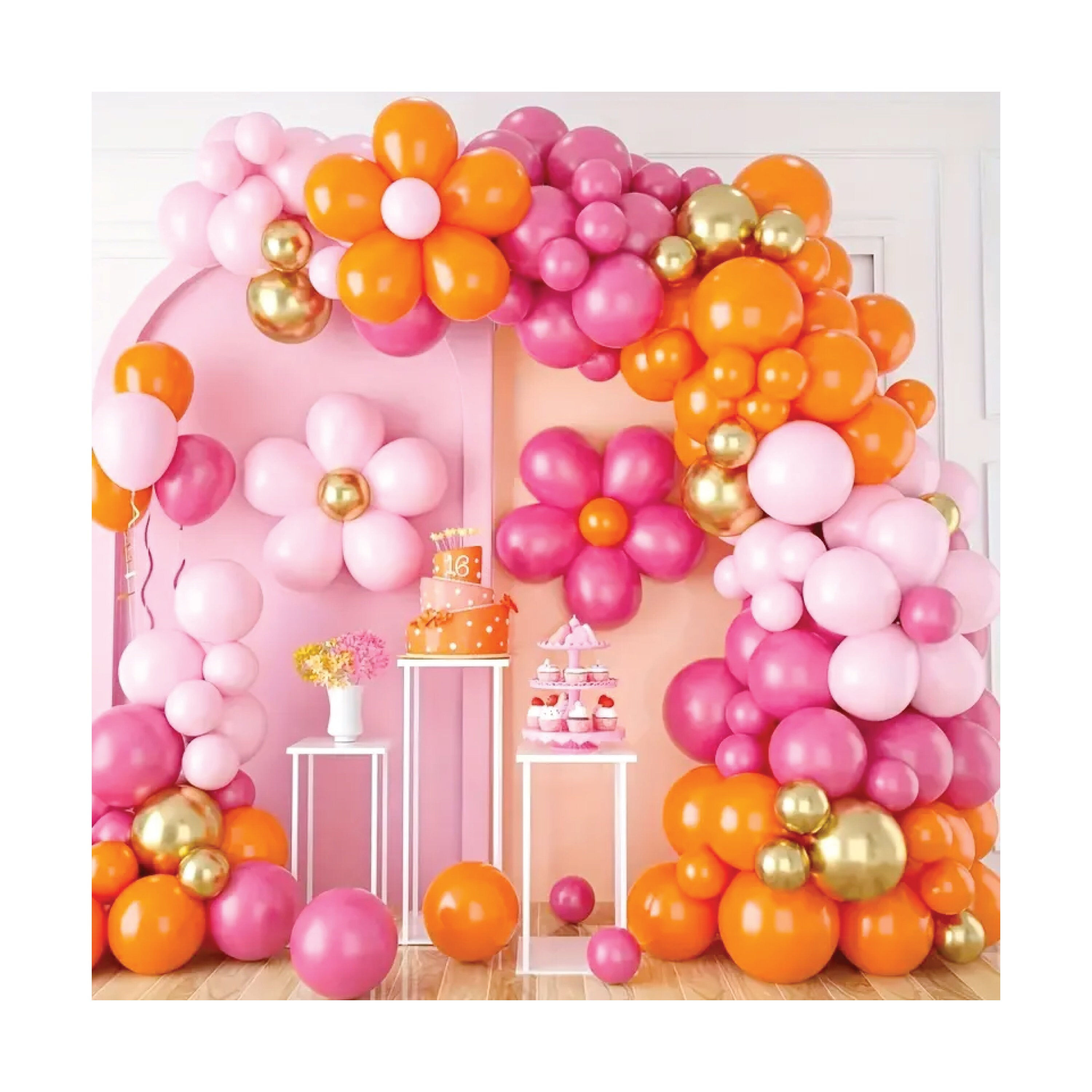 Pink Retro Balloon Kit