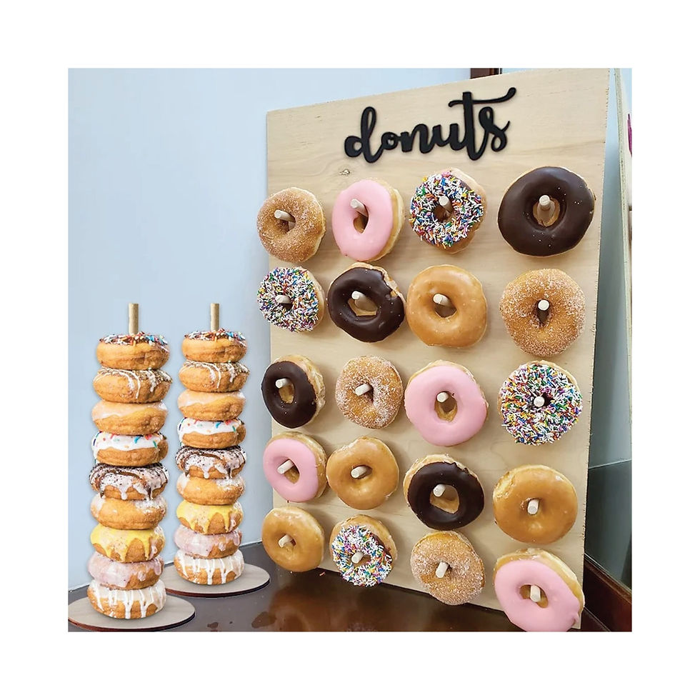 Thumbnail: Collapsible Donut Board- Donut Stand, Display Stand, Dessert Stand, Donut Weddin