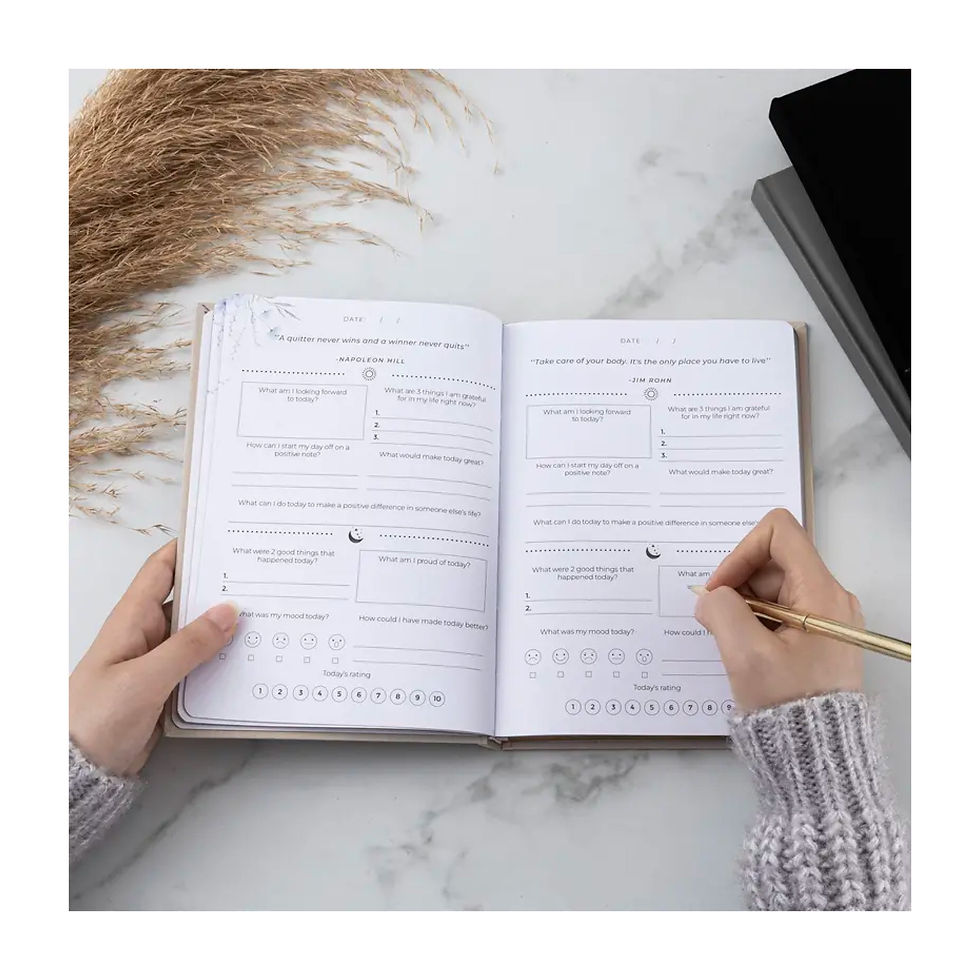 Thumbnail: Gratitude Daily Journal, Mental Health Journal, Daily Gratitude Journal, Prayer 