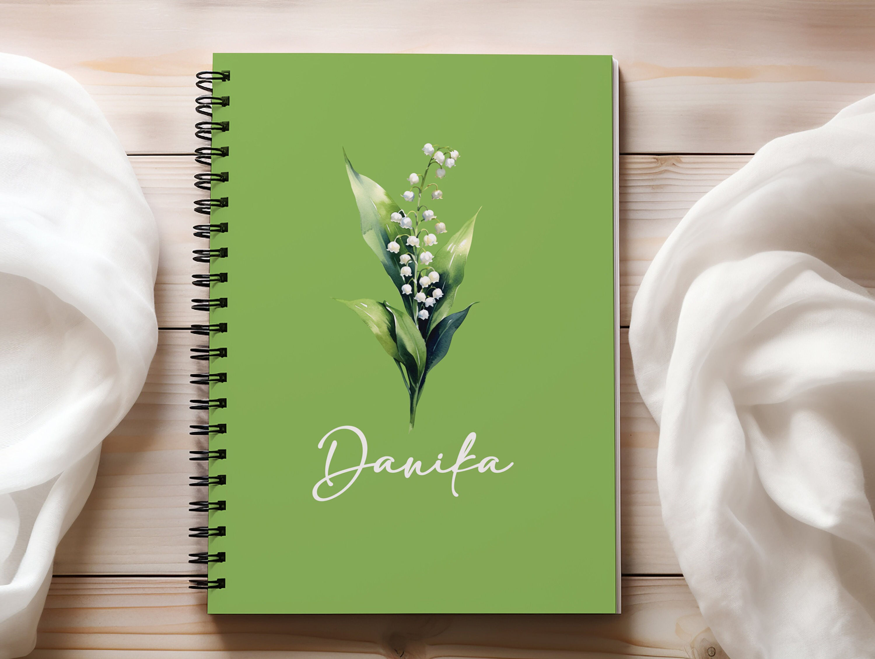May-themed spiral notebook with high-quality paper