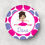 Thumbnail: Multicultural Ballerina Personalized Plate - Kids Birthday, Custom Melamine Plat