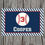 Thumbnail: Blue Striped Baseball Personalized- Personalized Plates For Kids, Personalized P