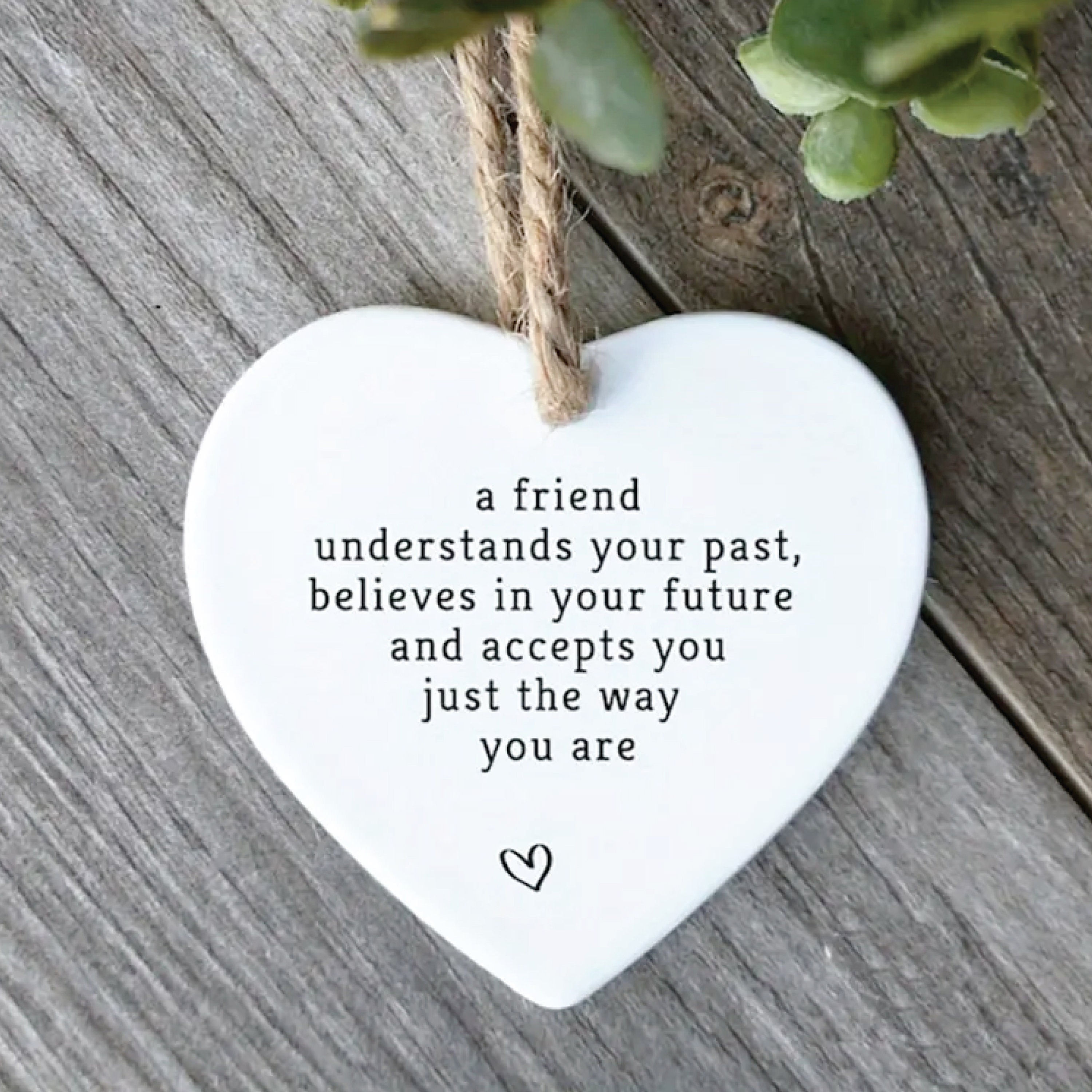 A Friend Acrylic White Ornament, Friend Ornament, Best Friend Gift, Gift For Fri