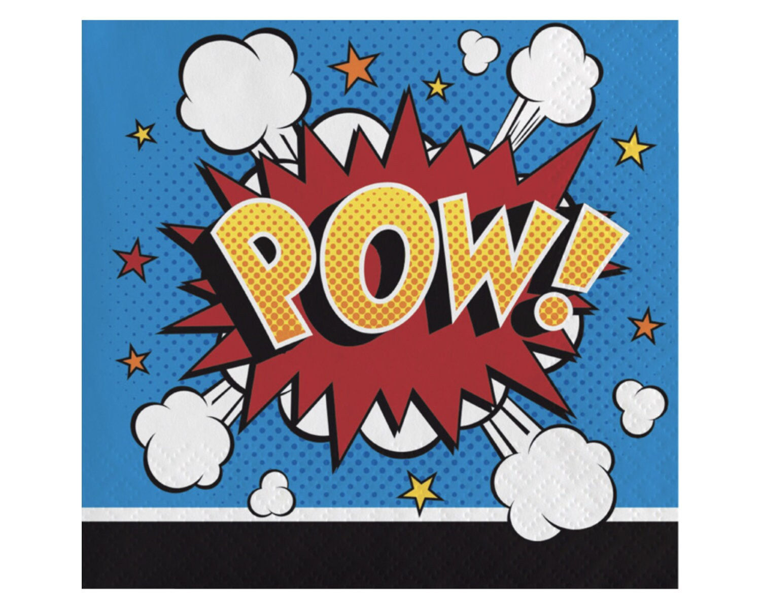 Superhero Napkins - Super Hero Party Supplies, Superhero Party Decorations, Birt