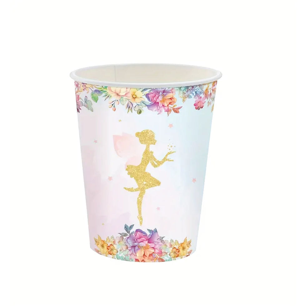 Thumbnail: 101 Piece Fairy Party Pack - Fairy Party, Fairy Birthday Supplies, Fairy Party S